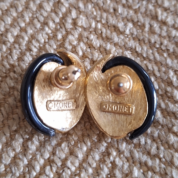 Vintage Monet Earrings - Picture 3 of 3